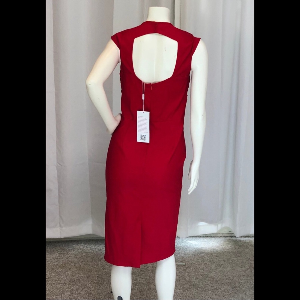 Women’s sexy red sheath dress - Picture 2 of 2